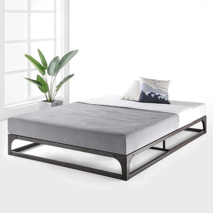 Cadre de lit plateforme en métal robuste Porch &amp; Den McCamant de 9 pouces