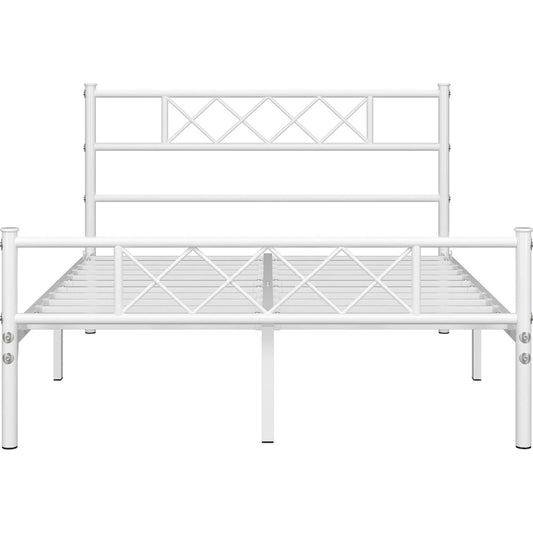 Yaheetech Metal Bed Frame Mattress Foundation with Slatted Bed Base