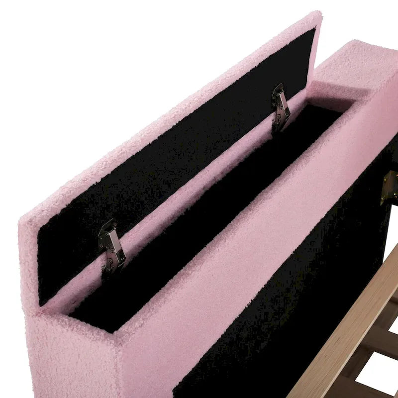 Lit de jour en polaire UTeddy pour lit simple avec accoudoirs de rangement et lit gigogne