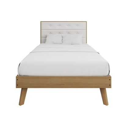 Lit plateforme en bois CraftPorch style milieu du siècle