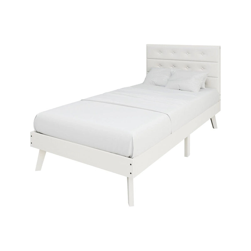 Lit plateforme en bois CraftPorch style milieu du siècle