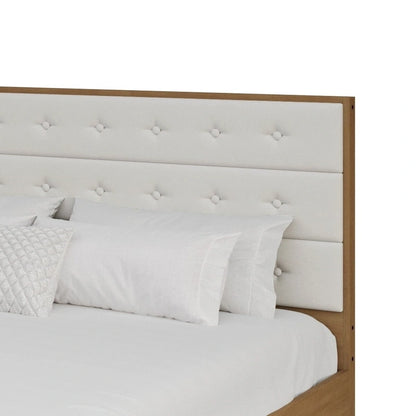 Lit plateforme en bois CraftPorch style milieu du siècle