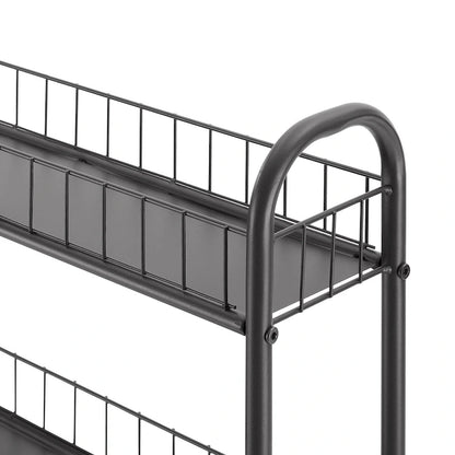 Chariot de rangement mobile à 6 niveaux avec roulettes - 6P x 22,8L x 61H