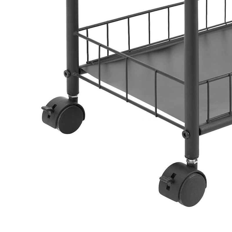 Chariot de rangement mobile à 6 niveaux avec roulettes - 6P x 22,8L x 61H