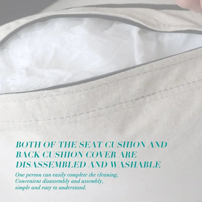 Canapé en lin avec rangement