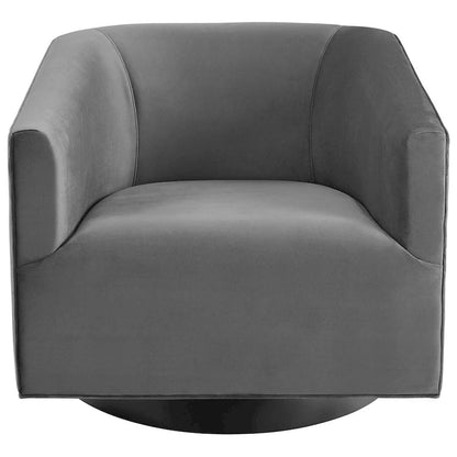 Fauteuil pivotant Twist Performance en velours (lot de 2)