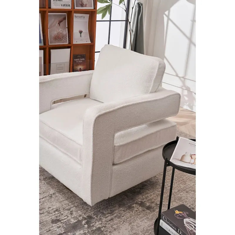 Fauteuil pivotant à 360 degrés Club moderne