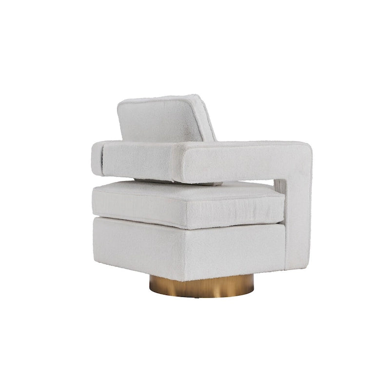 Fauteuil pivotant à 360 degrés Club moderne