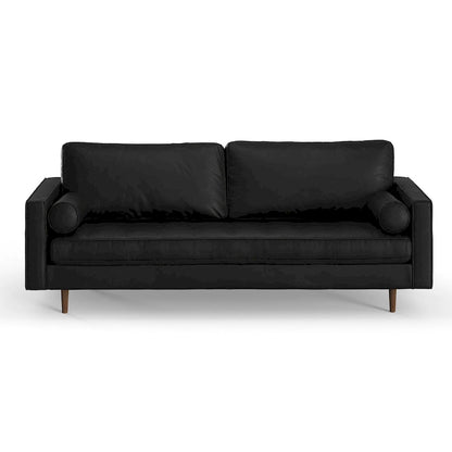 Canapé en cuir véritable Zander