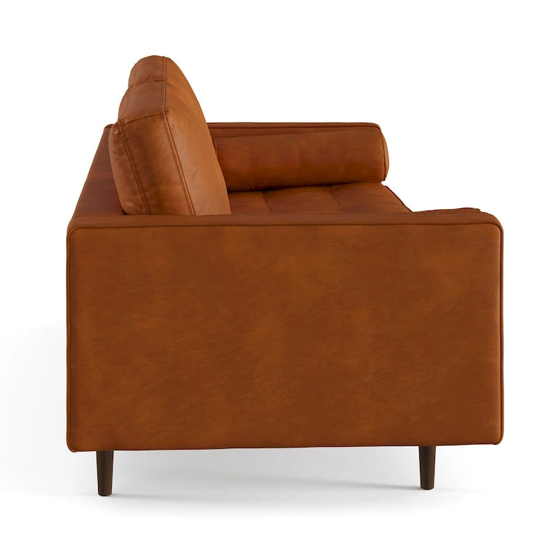 Canapé en cuir véritable Zander