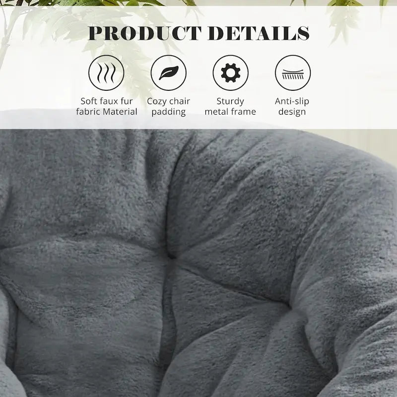 Fauteuil d'appoint confortable en lin capitonné, canapé-fauteuil de lecture pour salon, chambre