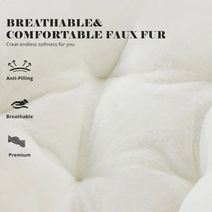 Fauteuil d'appoint confortable en lin capitonné, canapé-fauteuil de lecture pour salon, chambre