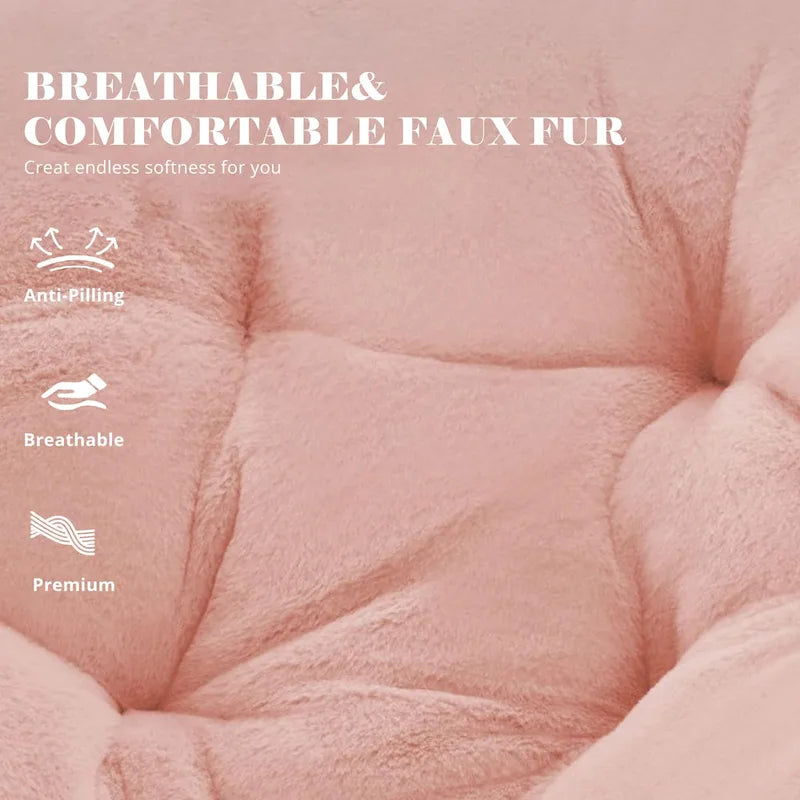 Fauteuil d'appoint confortable en lin capitonné, canapé-fauteuil de lecture pour salon, chambre