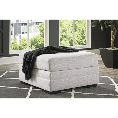 Signature Design by Ashley Koralynn Off White Oversized Accent Ottoman