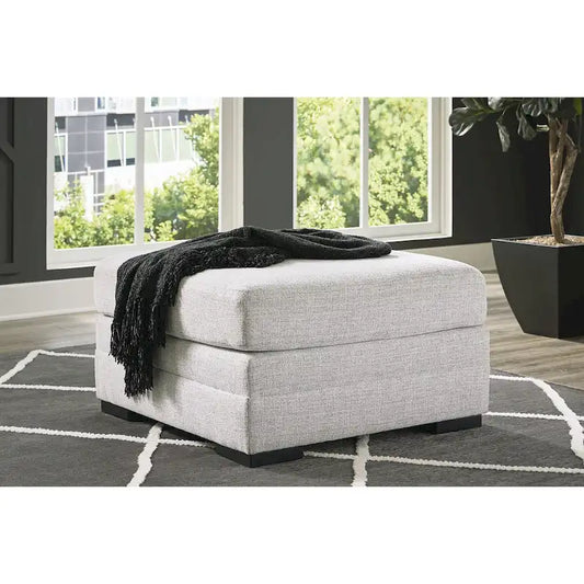 Signature Design by Ashley Koralynn Off White Oversized Accent Ottoman