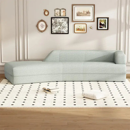 Chaise longue incurvée, canapé d'intérieur moderne