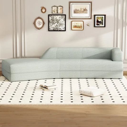 Curved Chaise Lounge Modern Indoor Sofa