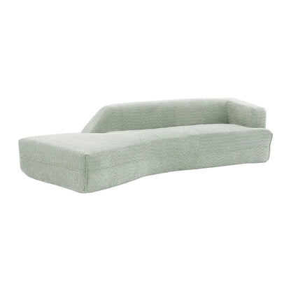 Chaise longue incurvée, canapé d'intérieur moderne