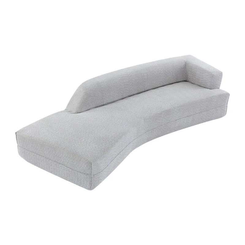 Chaise longue incurvée, canapé d'intérieur moderne