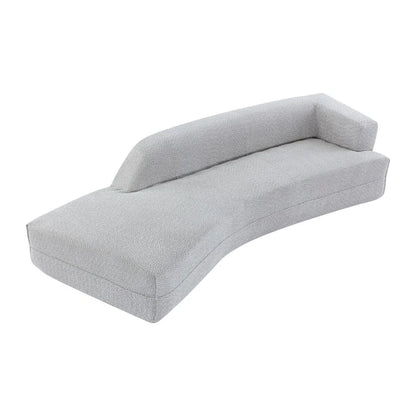 Chaise longue incurvée, canapé d'intérieur moderne