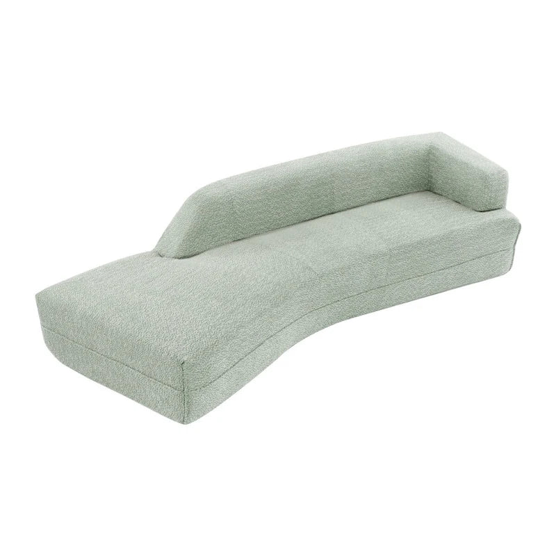 Chaise longue incurvée, canapé d'intérieur moderne