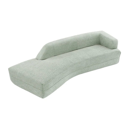 Chaise longue incurvée, canapé d'intérieur moderne