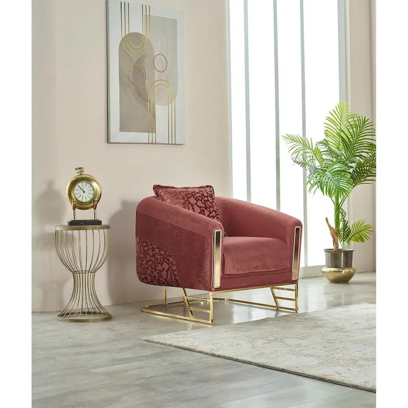 Ensemble de salon Roseau 2 pièces (1 canapé et 1 fauteuil)