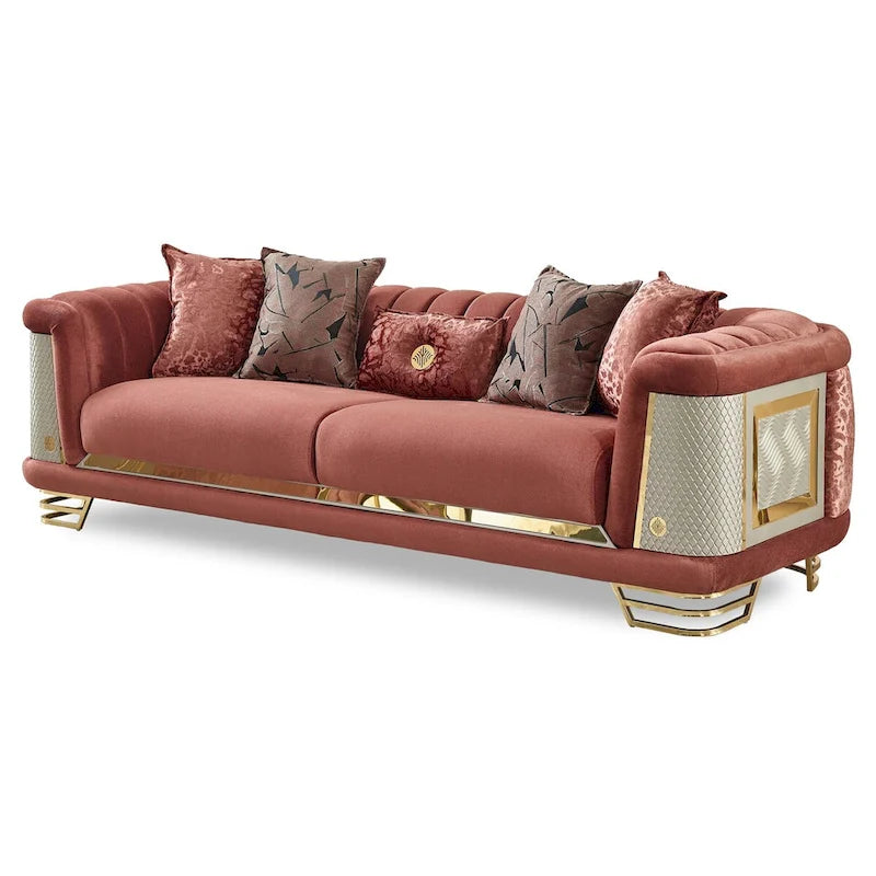 Ensemble de salon Roseau 2 pièces (1 canapé et 1 fauteuil)