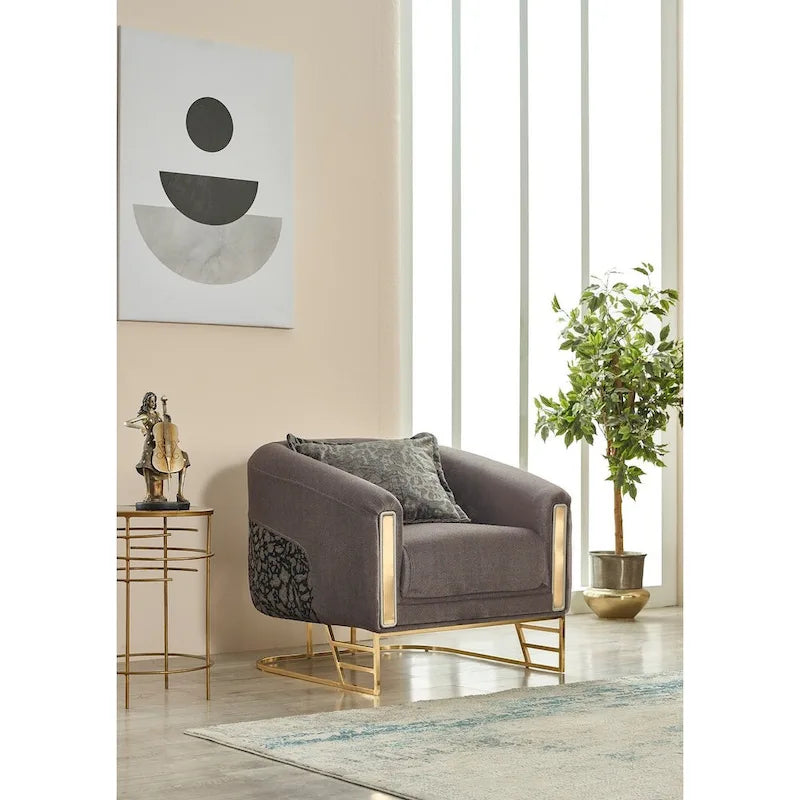 Ensemble de salon Roseau 2 pièces (1 canapé et 1 fauteuil)