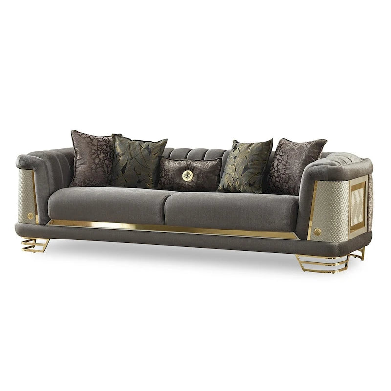 Ensemble de salon Roseau 2 pièces (1 canapé et 1 fauteuil)