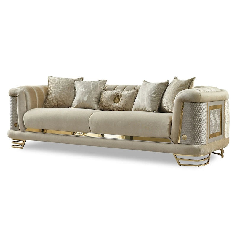 Ensemble de salon Roseau 2 pièces (1 canapé et 1 fauteuil)