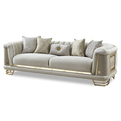 Ensemble de salon Roseau 2 pièces (1 canapé et 1 fauteuil)