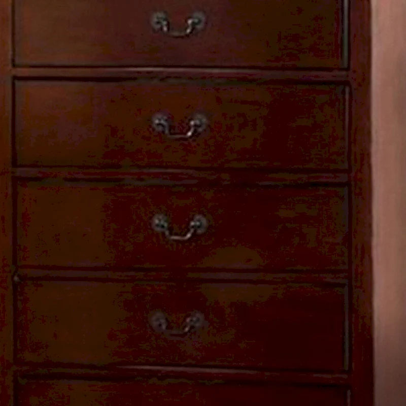 Coffre en pin, contreplaqué et placage de bouleau, à la fois élégant et fonctionnel, finition cerisier