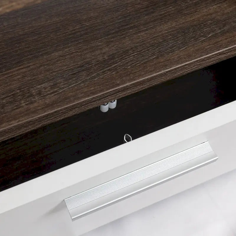 Meuble TV Morden de 51 pouces pour téléviseurs jusqu'à 55 pouces avec éclairage LED à couleurs changeantes