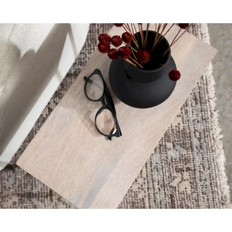 Table d'appoint fine en bois et métal Kate et Laurel Karlsen