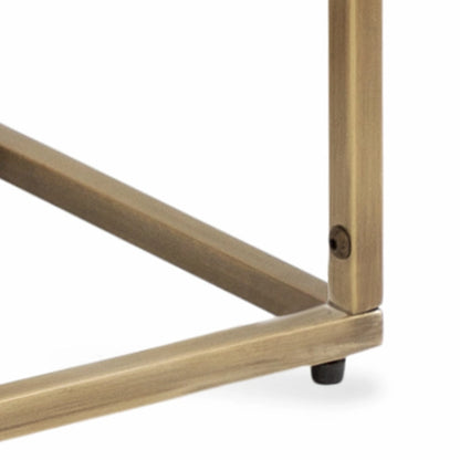 Table d'appoint fine en bois et métal Kate et Laurel Karlsen