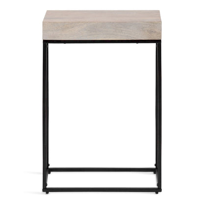 Table d'appoint fine en bois et métal Kate et Laurel Karlsen