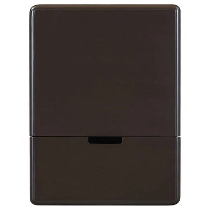 Table d'appoint étroite multifonctionnelle de style classique vintage avec ports USB et 1 tiroir avec porte-gobelets, table de chevet pour canapé