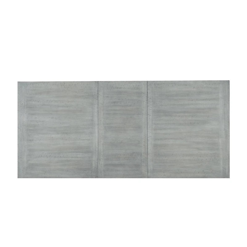 Ensemble de salle à manger contemporain extensible en bois 6 pièces avec banc rembourré et 4 chaises