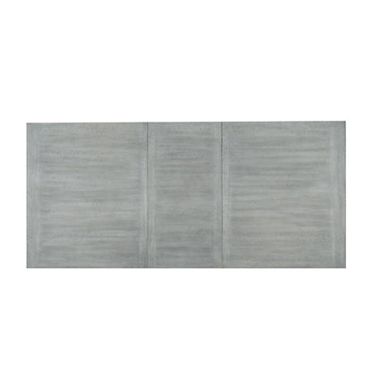 Ensemble de salle à manger contemporain extensible en bois 6 pièces avec banc rembourré et 4 chaises