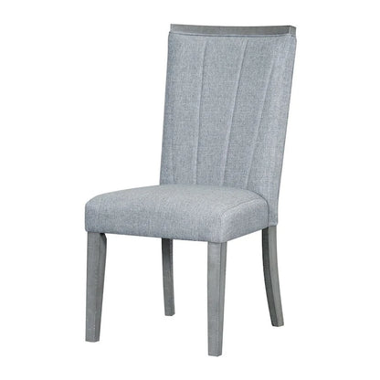 Ensemble de salle à manger contemporain extensible en bois 6 pièces avec banc rembourré et 4 chaises