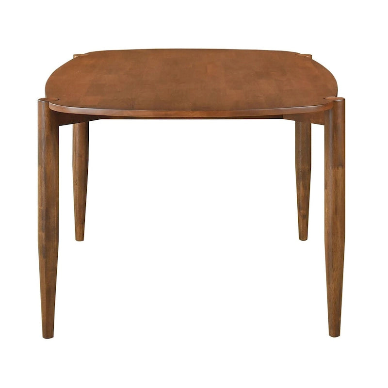 Ensemble de salle à manger 7 pièces en bois massif Whisten Walnut