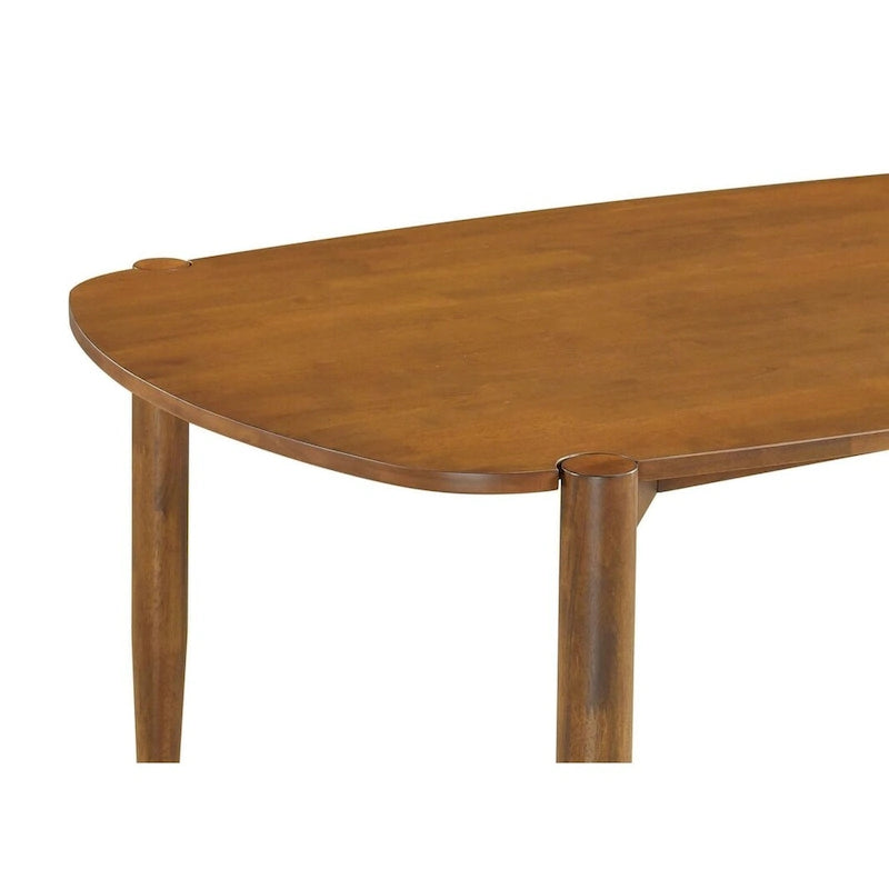 Ensemble de salle à manger 7 pièces en bois massif Whisten Walnut