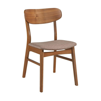 Ensemble de salle à manger 7 pièces en bois massif Whisten Walnut