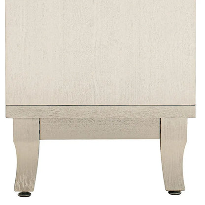 Buffet moderne et élégant en bois avec trois portes d'armoires à miroir