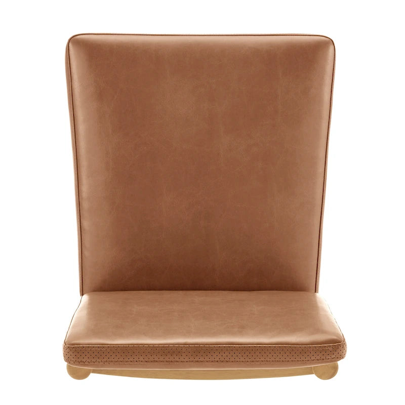 Chaise de salle à manger Melvin en similicuir (lot de 2)