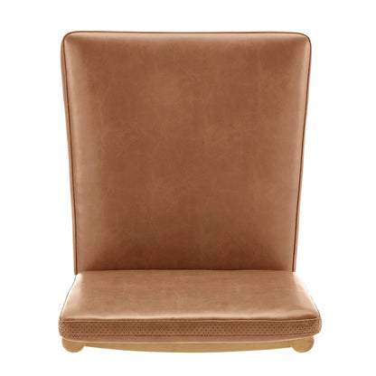 Chaise de salle à manger Melvin en similicuir (lot de 2)