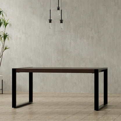 WyndenHall Phobe 66 inch x 40 inch Rectangle Modern Industrial Dining Table - 66 inches wide