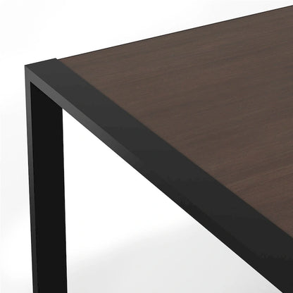 Table de salle à manger rectangulaire moderne industrielle WyndenHall Phobe 66 po x 40 po - 66 pouces de large