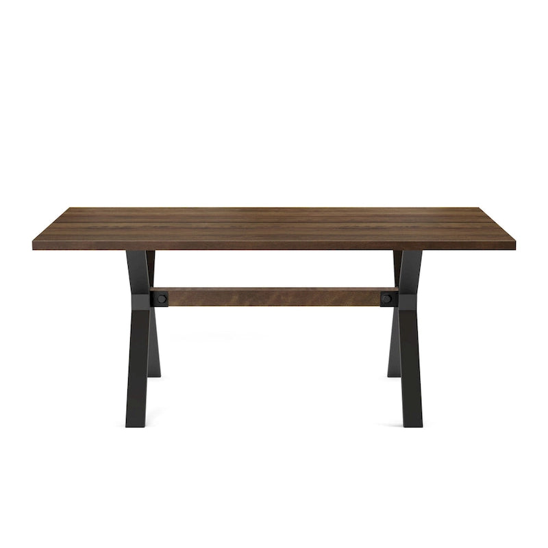 Ensemble de salle à manger 7 pièces Amisco Leonie (table en bois) et chaises Snyder